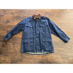 Vtg Outback Trading Co. Swagman Western Anorak Jacket Coat sz Large Hooded Barn